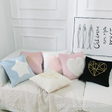 Almofadas de veludo para assento de sofá de alta venda